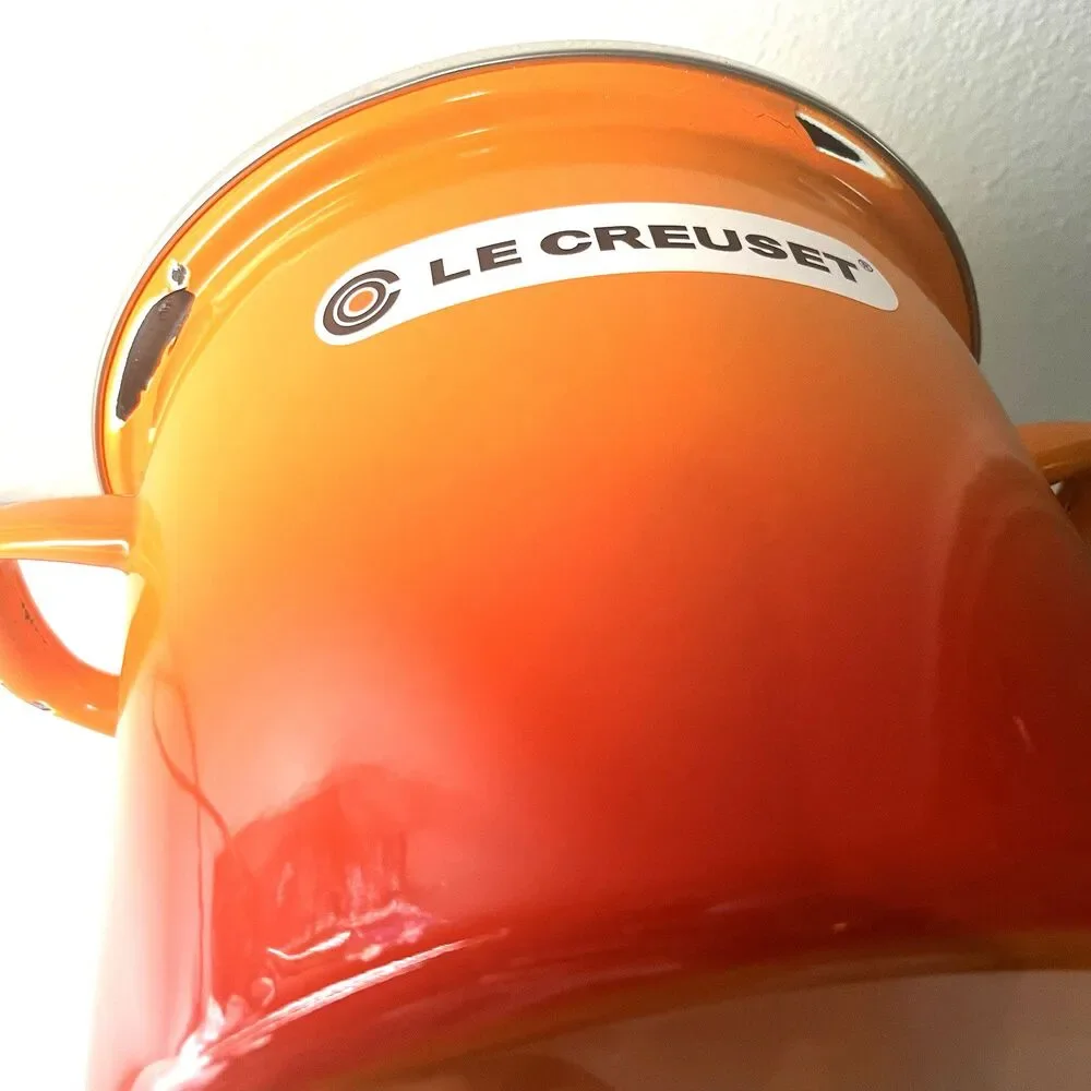 Le Creuset 6-Qt Enamel on Steel Stockpot Flame – Enamel Wear – Read